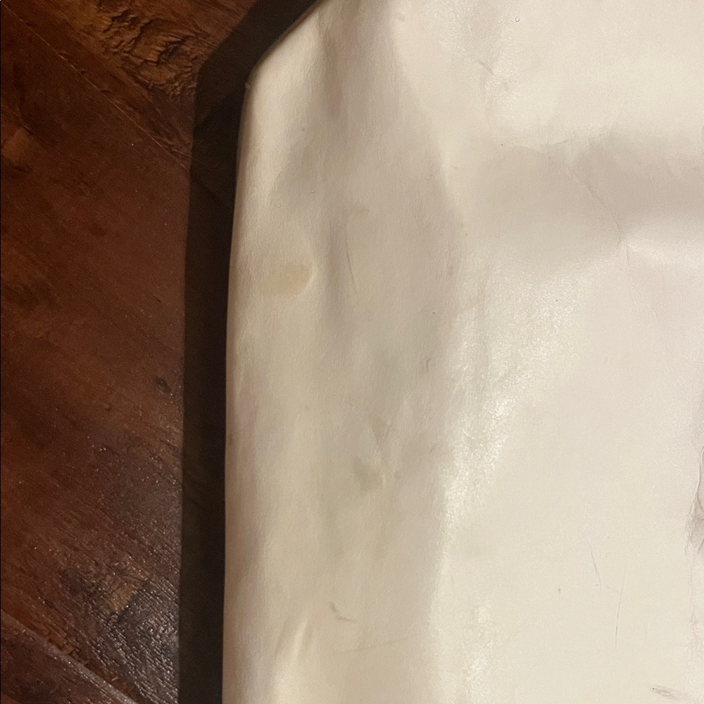 Frye extra large ivory leather tote bag - Picture 5 of 7